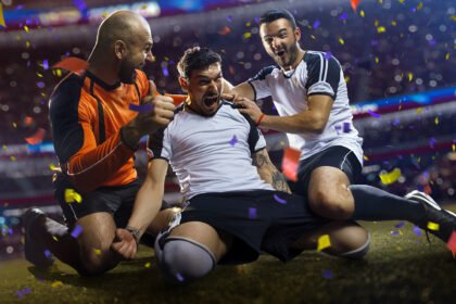 soccer celebrate