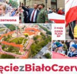 flaga bialo czerwona duze