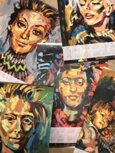 Znakomity portret Olgi Tokarczuk - autorstwa katowickiej artystki na licytacji 29 Finału WOŚP 2 131057550 5490722497620244 4049292160247515793 n