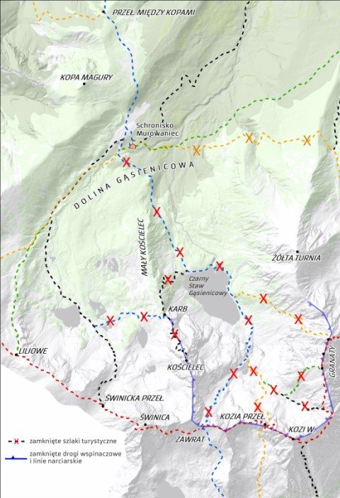 mapa tatry