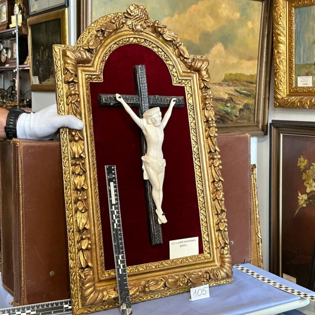 "Zakazane" eksponaty w galeriach sztuki w Krakowie i Tarnowie 11 kosc sloniowa 91