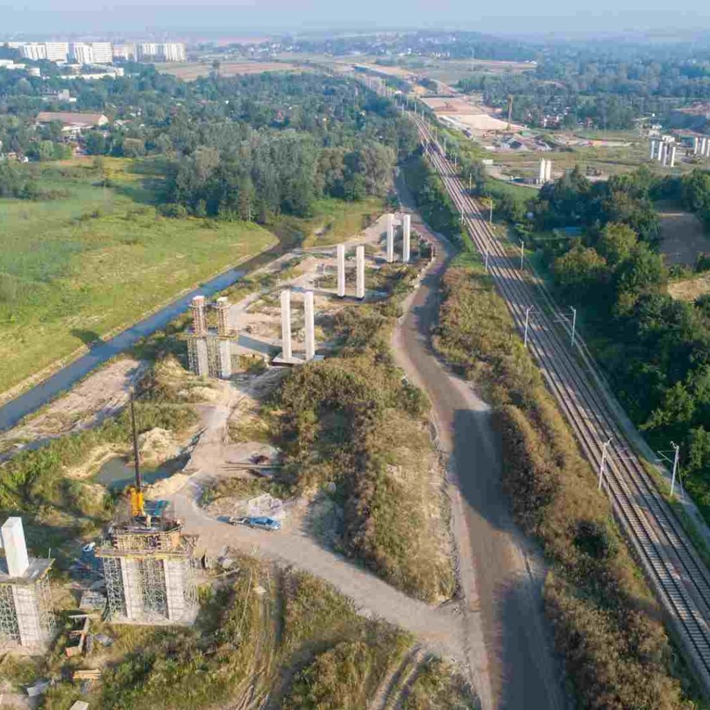 Budowa Drogi Ekspresowej S7 Widoma – Krakow w km 654700 19.08.2023