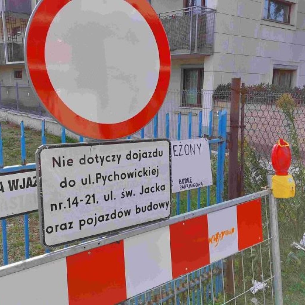 Ulica Pychowicka zamknięta na kilka miesięcy. Przebuduje ją deweloper 4 pychowicka 33
