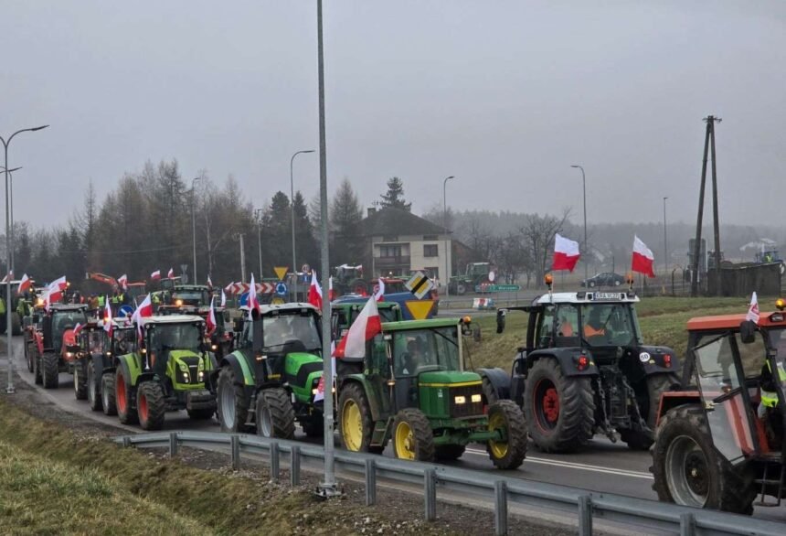 rolnicy protest policja 11