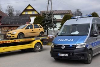 opel policja pijany