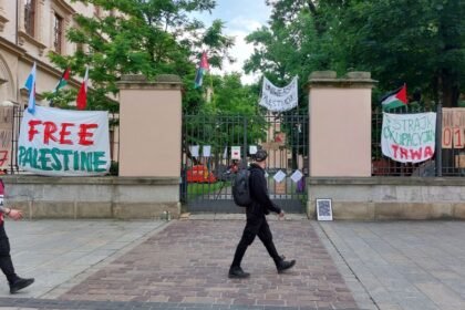 palestyna protest UJ 1