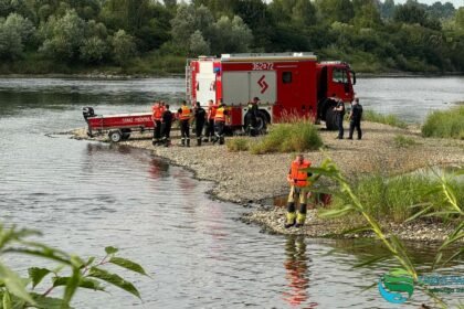 utoniecie dunajec policja
