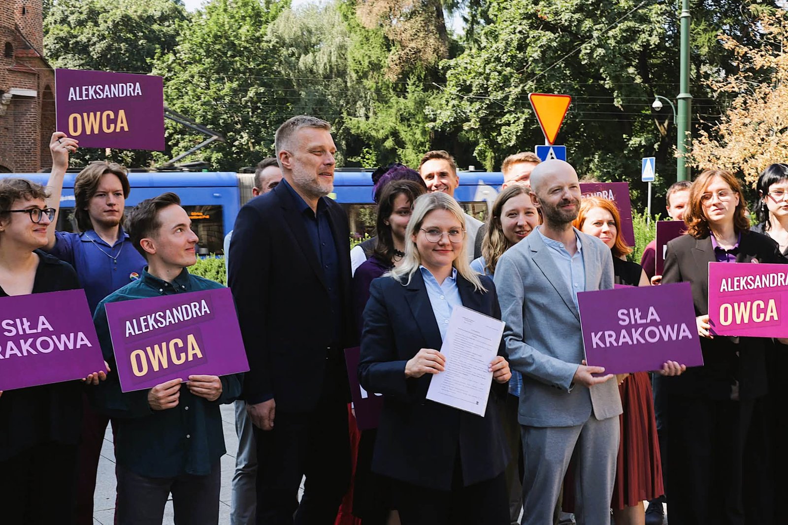 Kraków. Kandydatka Razem Aleksandra Owca zainaugurowała kampanię w przedterminowych wyborach