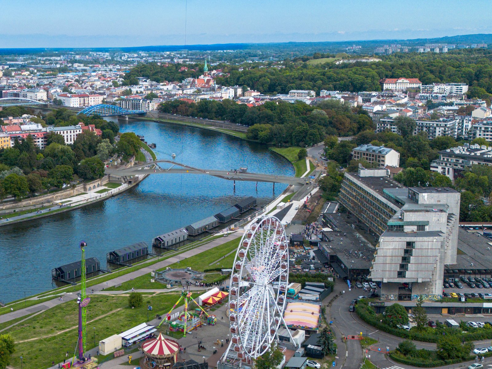 Kraków. W niedzielę otwarcie kładki pieszo-rowerowej na Wiśle łączącej Kazimierz i Ludwinów